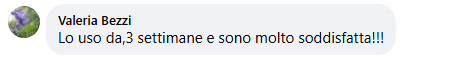 Commento pubblico di Valeria Bezzi su Facebook